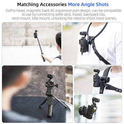 STARTRC 12150099 For DJI Osmo Pocket 3 Magnetic Mount Bracket Foldable 180° Adjustable Camera Stand