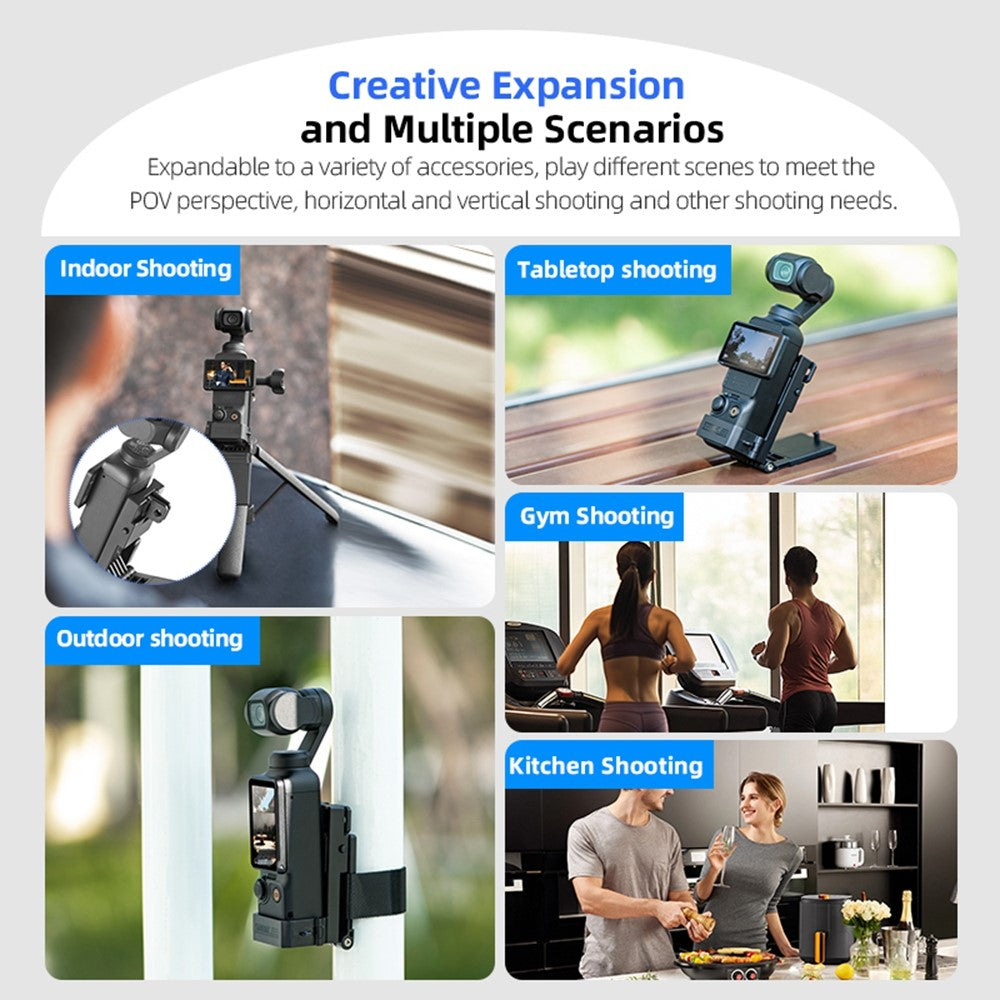 STARTRC 12150099 For DJI Osmo Pocket 3 Magnetic Mount Bracket Foldable 180° Adjustable Camera Stand