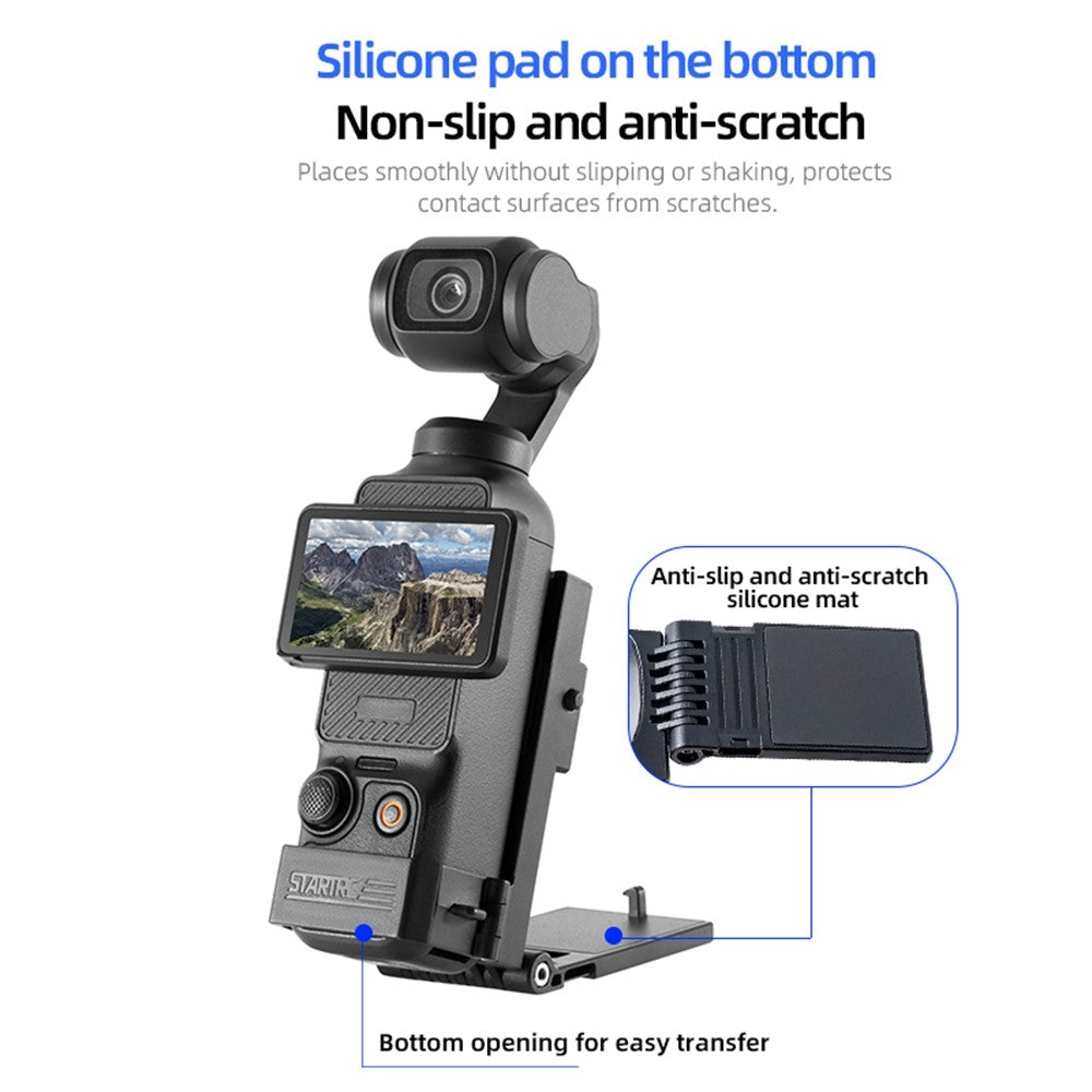 STARTRC 12150099 For DJI Osmo Pocket 3 Magnetic Mount Bracket Foldable 180° Adjustable Camera Stand