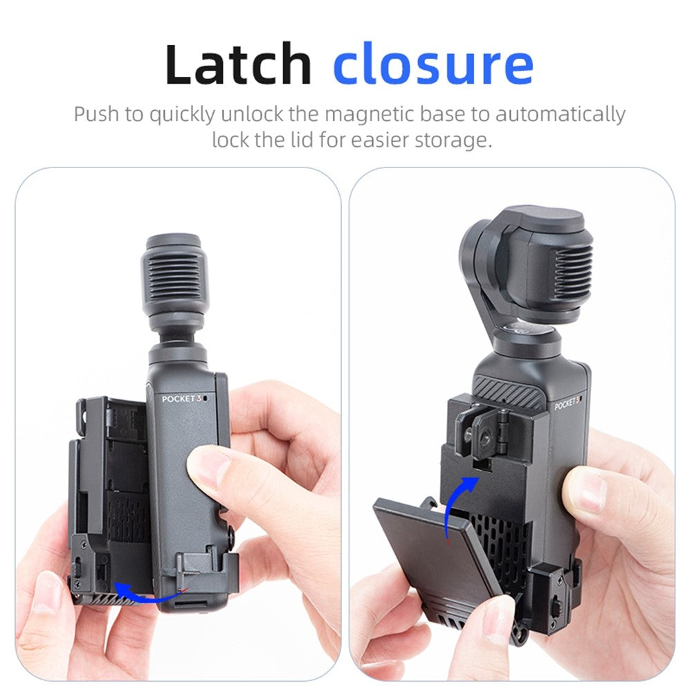 STARTRC 12150099 For DJI Osmo Pocket 3 Magnetic Mount Bracket Foldable 180° Adjustable Camera Stand