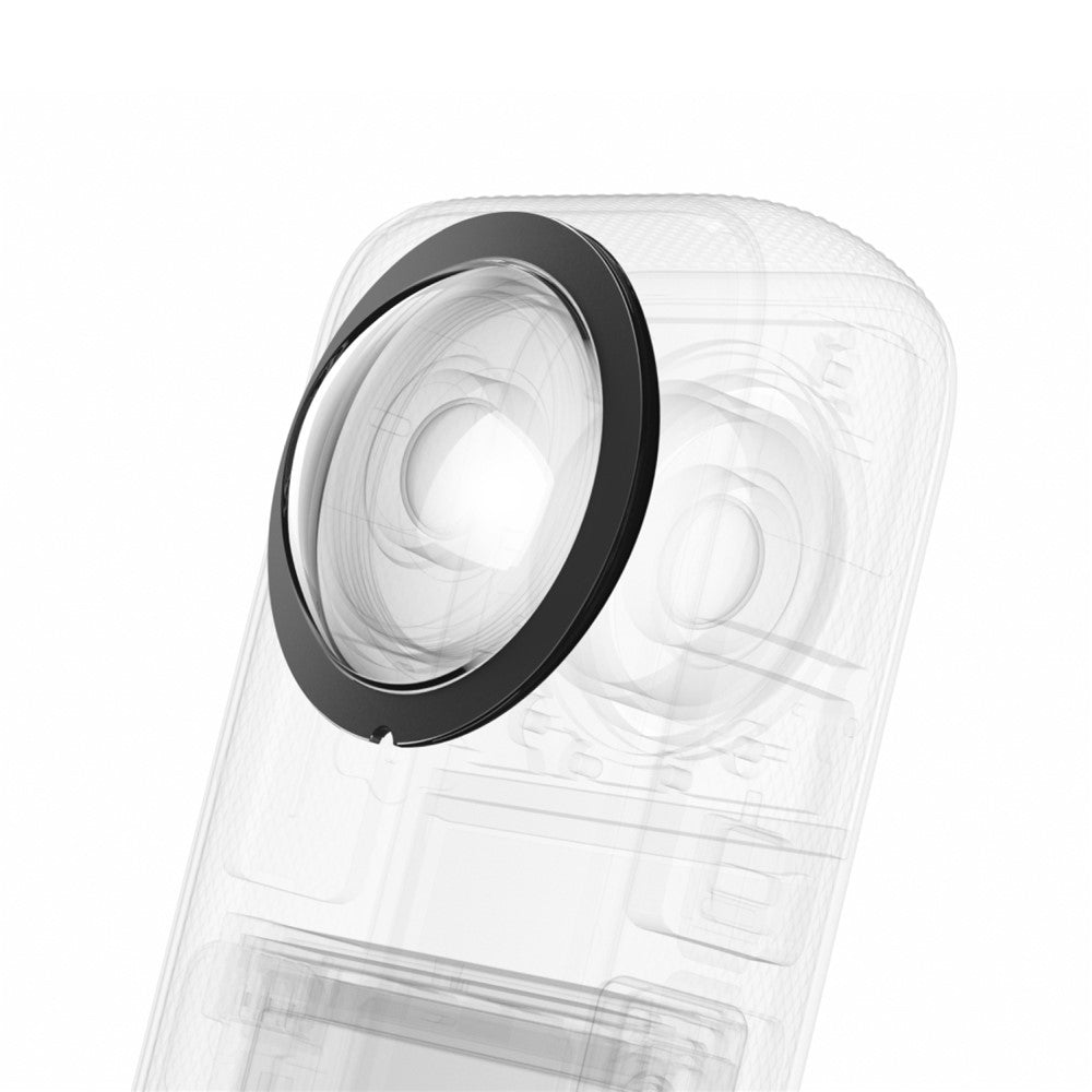 PULUZ PU806B 2Pcs for Insta360 X3 Panoramic Lens Protector Anti-Scratch Impact Resistant HD Lens Guard