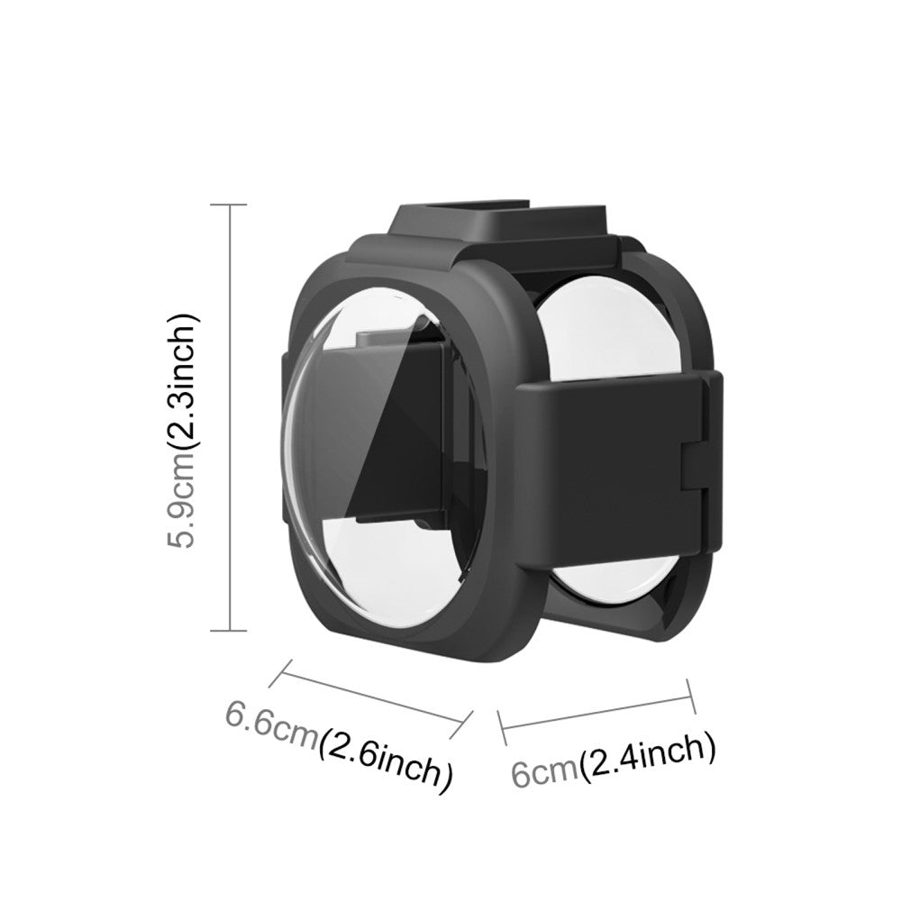PULUZ PU599B For Insta360 ONE RS 1-Inch 360 Edition Lens Protector High Transparency Shockproof PC Lens Cover