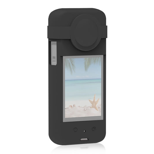 PULUZ PU802 For Insta360 X3 Silicone Camera Protective Case with Lens Cover