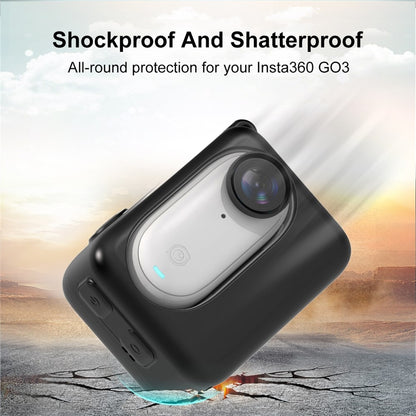 PULUZ PU865 For Insta360 GO 3 / 3S Camera Charging Case Silicone Protective Cover
