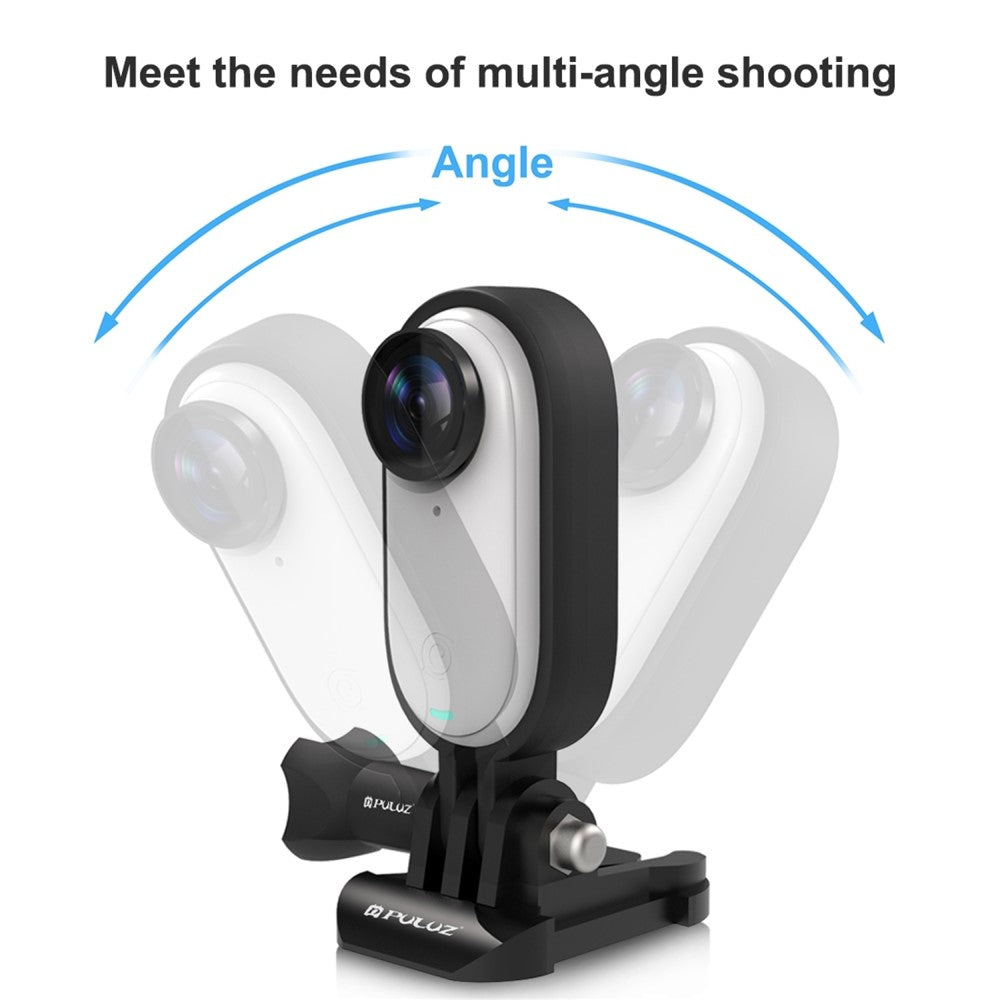PULUZ PU872B For Insta360 GO 3 / 3S Protective Frame Angle Adjustable Plastic Shell