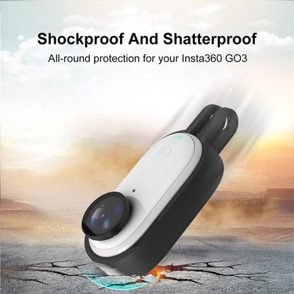 PULUZ PU872B For Insta360 GO 3 / 3S Protective Frame Angle Adjustable Plastic Shell