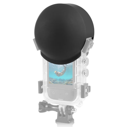 PULUZ PU891 For Insta360 X3 Panoramic Camera Invisible Waterproof Case Silicone Lens Protective Cover