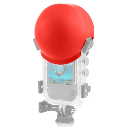 PULUZ PU891 For Insta360 X3 Panoramic Camera Invisible Waterproof Case Silicone Lens Protective Cover