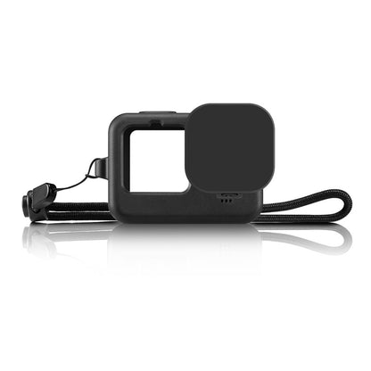 PULUZ PU518 Silicone Case for GoPro Hero 11 Black / 10 Black / 9 Black Camera Protective Cover + Lens Cap