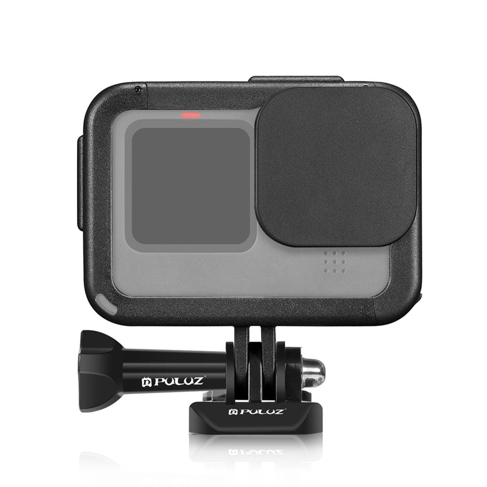 PULUZ PU583B Protective Frame for GoPro Hero 11 Black / 10 Black / 9 Black Camera Cage with Charging Side Cover