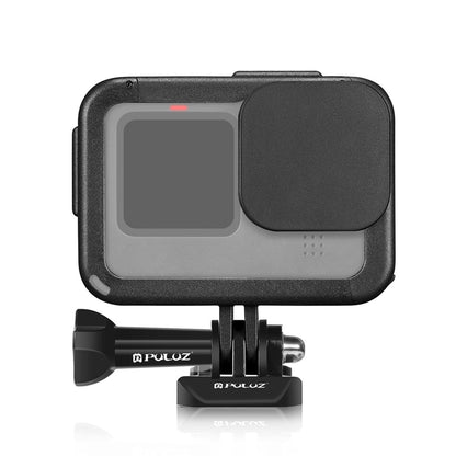 PULUZ PU583B Protective Frame for GoPro Hero 11 Black / 10 Black / 9 Black Camera Cage with Charging Side Cover