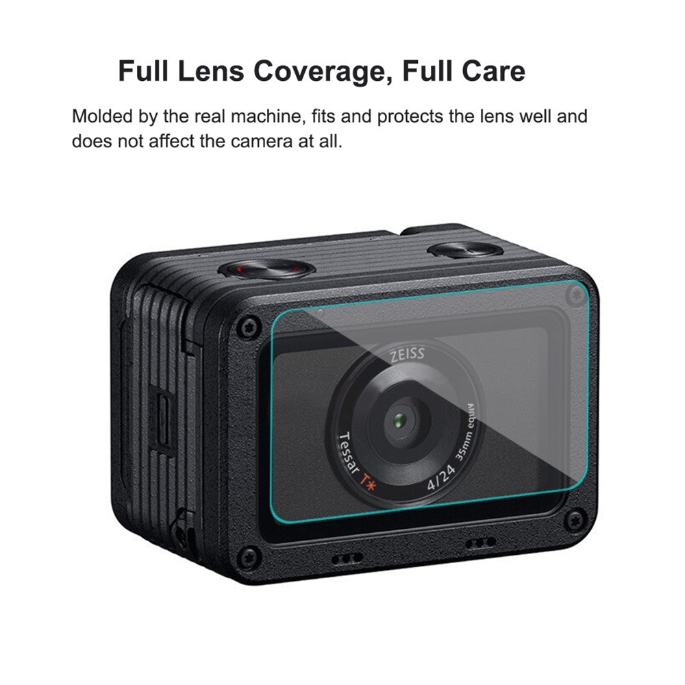 PULUZ PU406 For Sony RX0 II / RX0 Camera Front Lens Rear Display Screen Protector HD Anti Fingerprint AF Protection Film