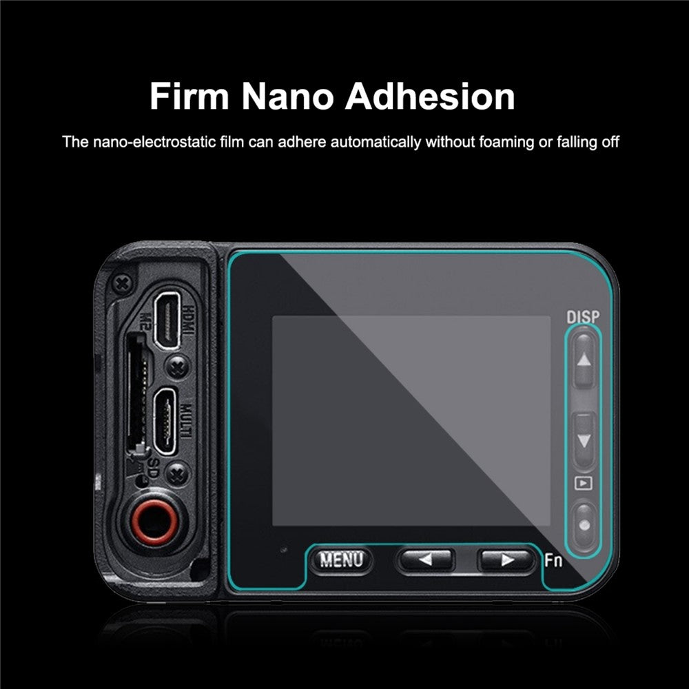 PULUZ PU406 For Sony RX0 II / RX0 Camera Front Lens Rear Display Screen Protector HD Anti Fingerprint AF Protection Film