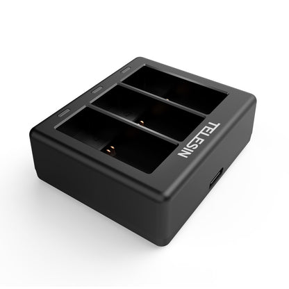 TELESIN AT1103 Triple Channel Battery Charger for GoPro HERO 9 Black Battery Charger