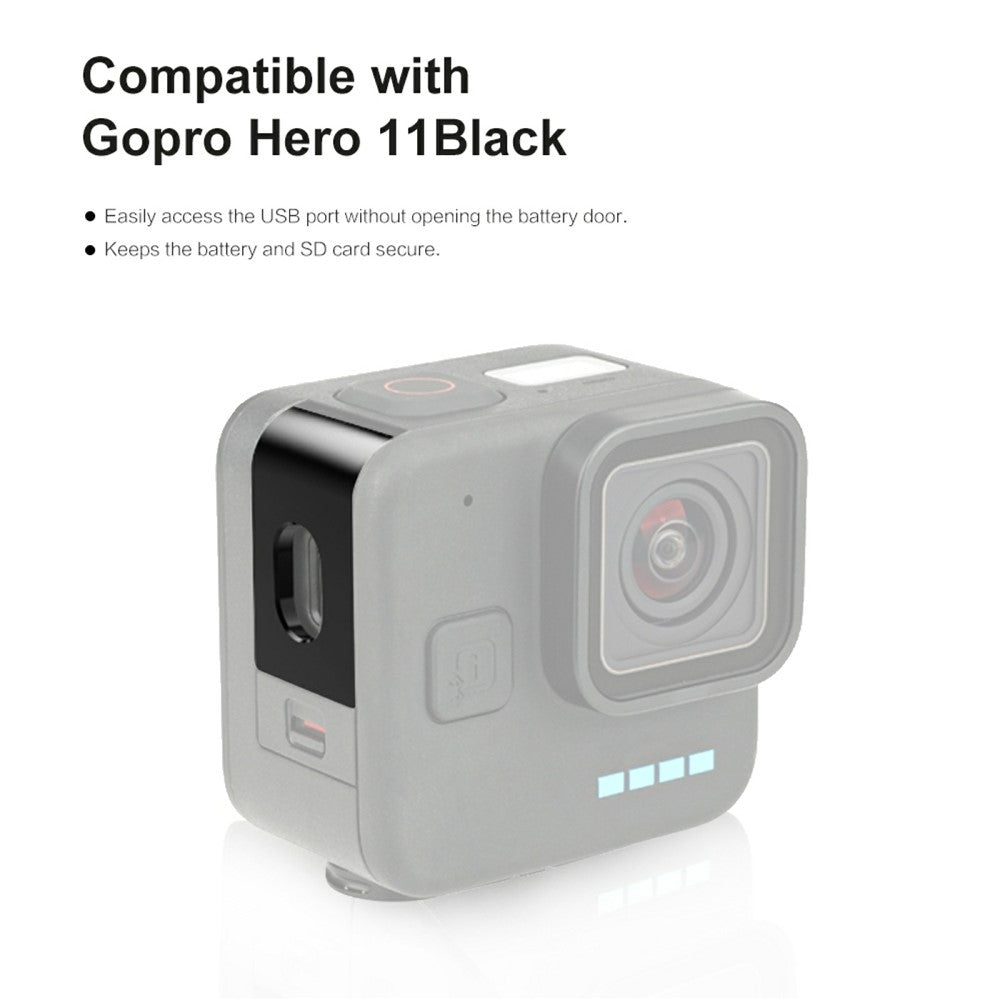 PULUZ PU911B Style B For GoPro HERO11 Black Mini Metal Side Cover Small Action Camera Accessories