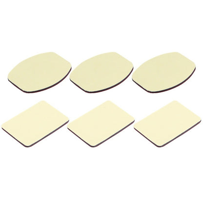 PULUZ PU14 6Pcs / Set Sticker for GoPro HERO11 Black / HERO10 Black / HERO9 Black / Hero 8 / Hero 7 Curved and Flat Adhesive Pads