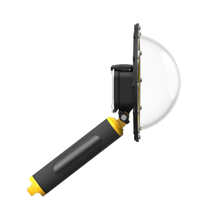 TELESIN AT1104 Dome Port with Floating Handle Trigger for GoPro Hero 9 Black Underwater Dive Case