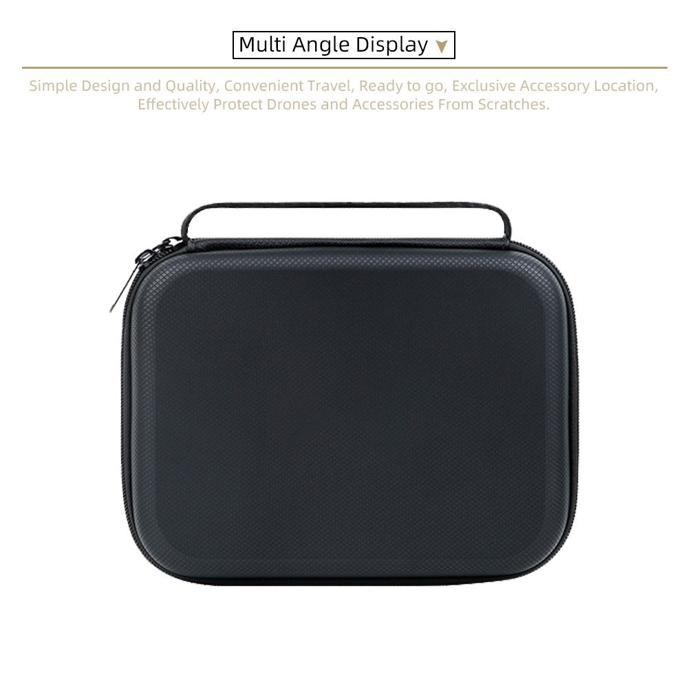 For DJI Osmo 360 Panoramic Camera Storage Case PU Leather Handbag Carrying Bag