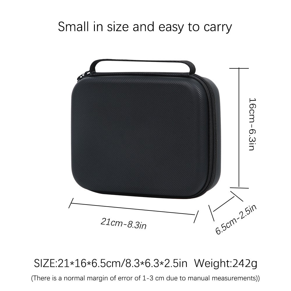 For DJI Osmo 360 Panoramic Camera Storage Case PU Leather Handbag Carrying Bag