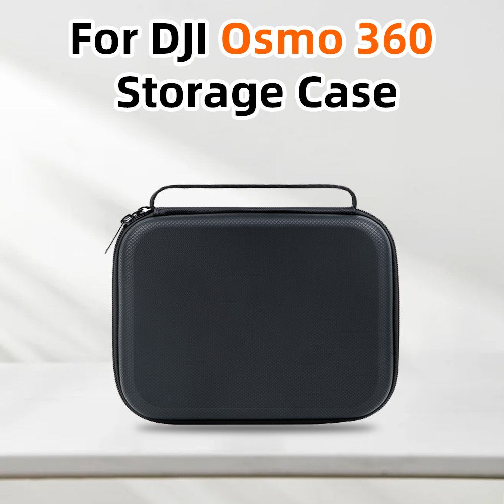 For DJI Osmo 360 Panoramic Camera Storage Case PU Leather Handbag Carrying Bag