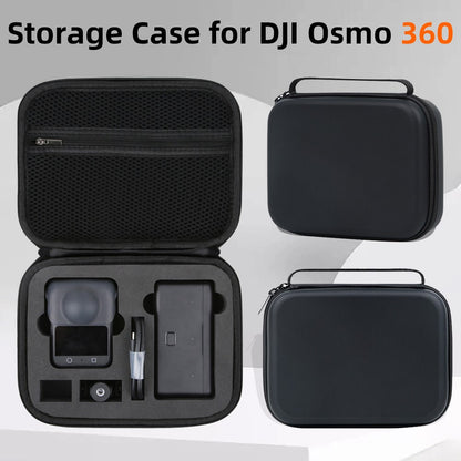 For DJI Osmo 360 Panoramic Camera Storage Case PU Leather Handbag Carrying Bag