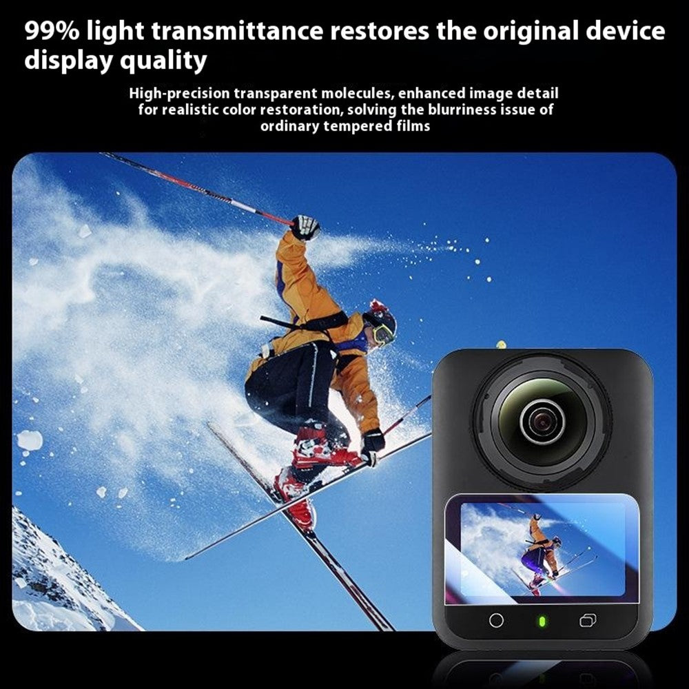 2Pcs For DJI Osmo 360 Camera Tempered Glass Screen Film Anti-Scratch Camera Film