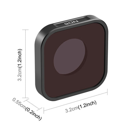PULUZ PU920 ND8 Filter for GoPro HERO11 Black  /  HERO11 Black Mini  /  HERO10 Black  /  HERO9 Black Optical Glass Camera Lens Filter