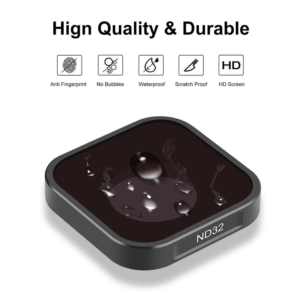 PULUZ PU922 ND32 Filter for GoPro HERO11 Black  /  HERO11 Black Mini  /  HERO10 Black  /  HERO9 Black Optical Glass Camera Lens Filter