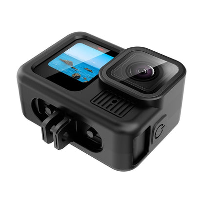 PULUZ PU948 For GoPro HERO13 Black Scratch Resistant Silicone Protective Case with Lens Cap and Hand Strap Set