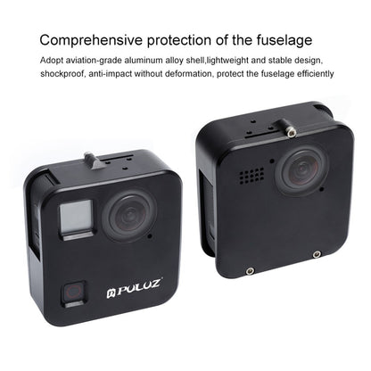 PULUZ PU442B For GoPro Fusion Aluminum Alloy Cage Scratch Resistant Action Camera Protective Case