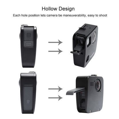 PULUZ PU442B For GoPro Fusion Aluminum Alloy Cage Scratch Resistant Action Camera Protective Case