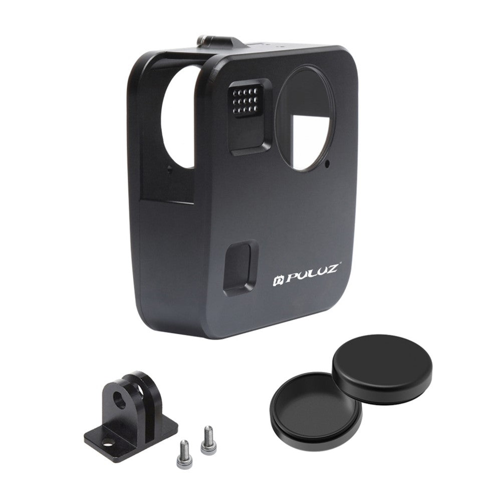PULUZ PU442B For GoPro Fusion Aluminum Alloy Cage Scratch Resistant Action Camera Protective Case