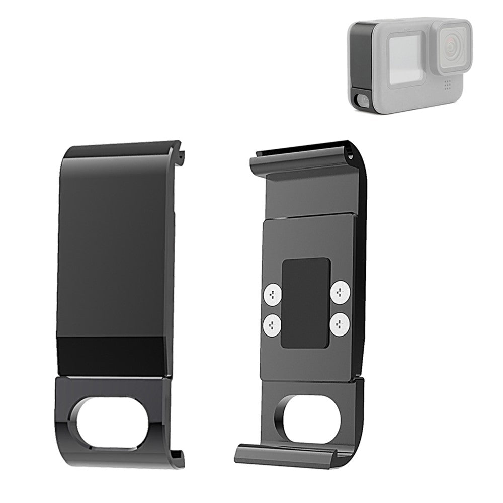 PULUZ PU517 Battery Cover for GoPro Hero 11 Black / 10 Black / 9 Black Camera Aluminum Alloy Side Lid