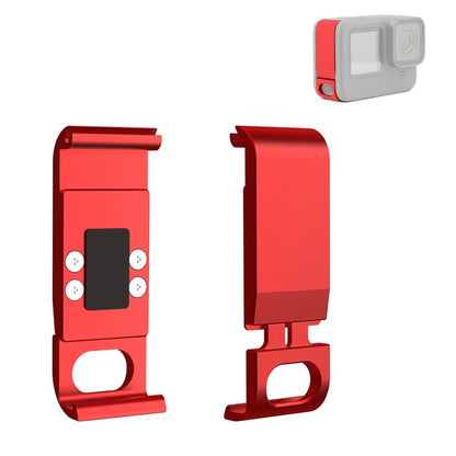 PULUZ PU517 Battery Cover for GoPro Hero 11 Black / 10 Black / 9 Black Camera Aluminum Alloy Side Lid