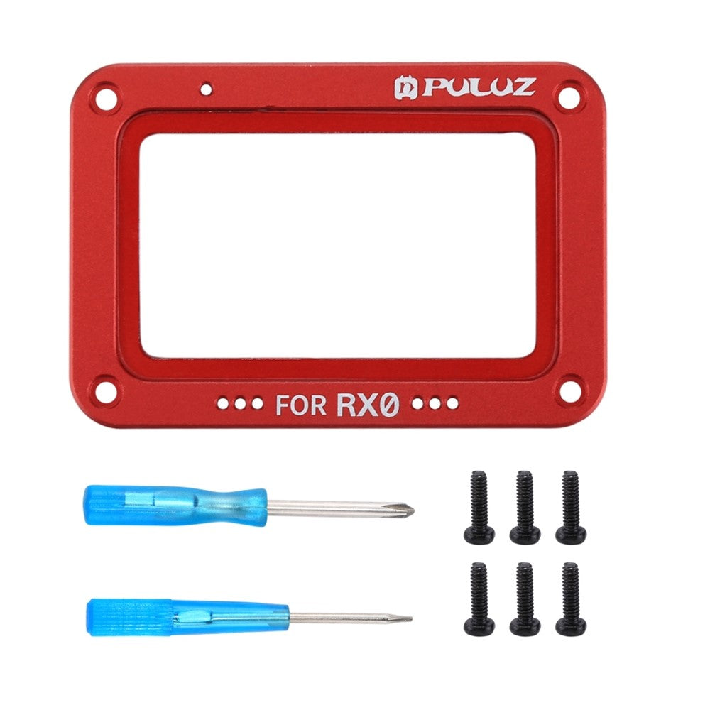 PULUZ PU318 For Sony RX0 / RX0 II Camera Tempered Glass Lens Protector with Screws and Screwdriver