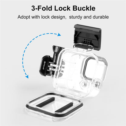 PULUZ PU925T For GoPro HERO11 Black Mini Waterproof Case 40M Underwater Action Camera Housing