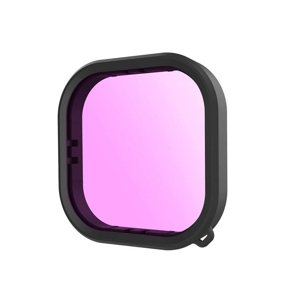 TELESIN GP-FLT-904 3 in 1 Waterproof Case Filters for GoPro Hero 9 / 10 / 11 Red / Pink / Purple Lens Filter Set