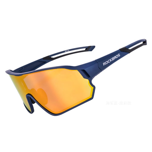 ROCKBROS Sports Glasses for Cycling Running Shatterproof PC Lens Windproof Polarized Sunglasses