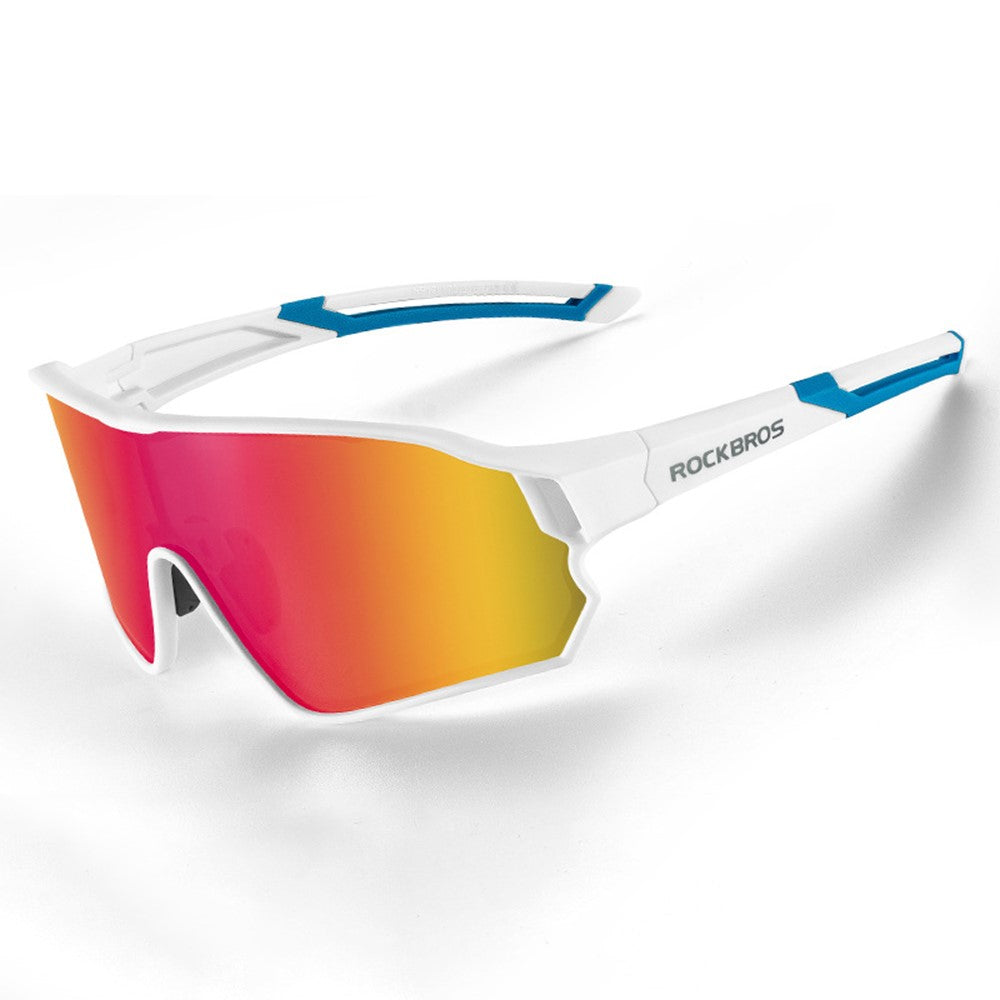 ROCKBROS Sports Glasses for Cycling Running Shatterproof PC Lens Windproof Polarized Sunglasses