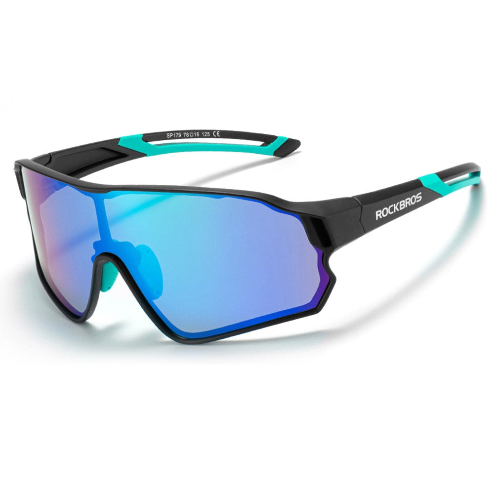 ROCKBROS Sports Glasses for Cycling Running Shatterproof PC Lens Windproof Polarized Sunglasses