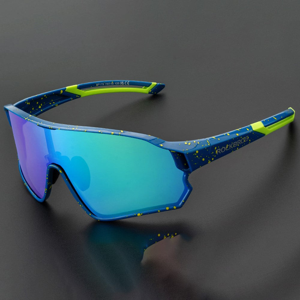 ROCKBROS Sports Glasses for Cycling Running Shatterproof PC Lens Windproof Polarized Sunglasses