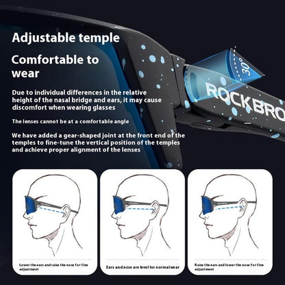 ROCKBROS 14130001 SP297 Cycling Glasses UV400 Protection Polarized Sunglasses Outdoor Sports Eyewear