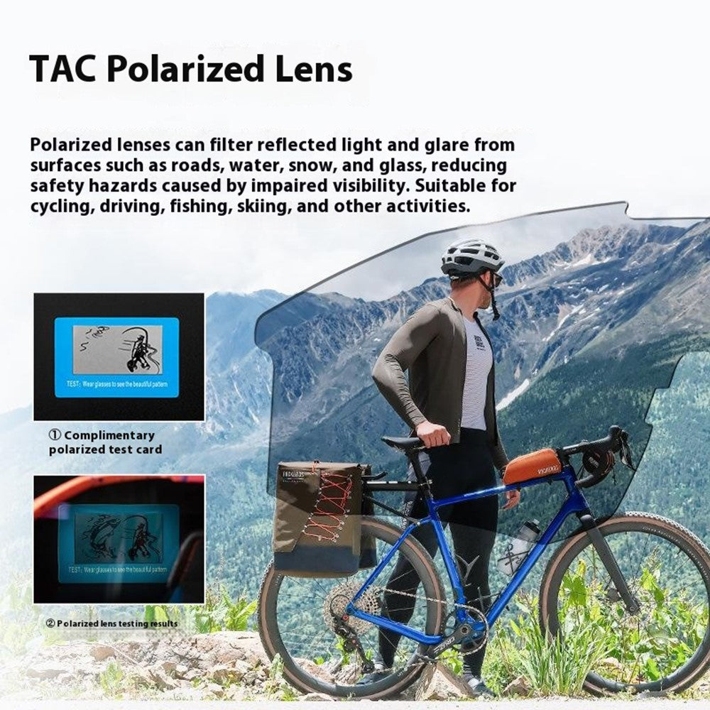 ROCKBROS 14130001 SP297 Cycling Glasses UV400 Protection Polarized Sunglasses Outdoor Sports Eyewear