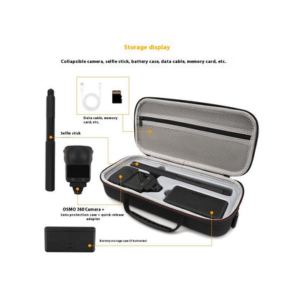 For DJI Osmo 360 Action Camera EVA Storage Case Shockproof Portable Carrying Bag