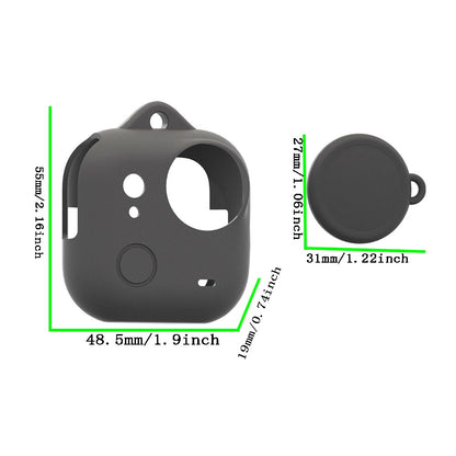 For Insta360 Go Ultra Action Camera Silicone Protective Case Shockproof Dustproof Anti Scratch Cover