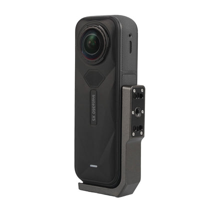 For Insta360 X5 / X4 / X3 Camera Mount Horizontal Vertical Aluminum Alloy Anti Shake Mounting Bracket