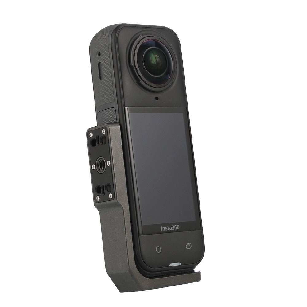 For Insta360 X5 / X4 / X3 Camera Mount Horizontal Vertical Aluminum Alloy Anti Shake Mounting Bracket