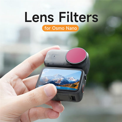 SUNNYLIFE ON-FI081 6Pcs / Set For DJI Osmo Nano 1 / 4 Black Mist + CPL + ND8 + ND16 + ND32 + ND64 Filter Optical Glass Lens Drone Filters