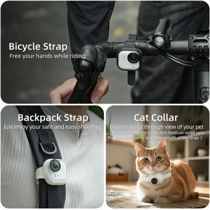 SUNNYLIFE GU-ZD043 For Insta360 Go Ultra Silicone Case Wristband Cover Multi-Functional Camera Accessory