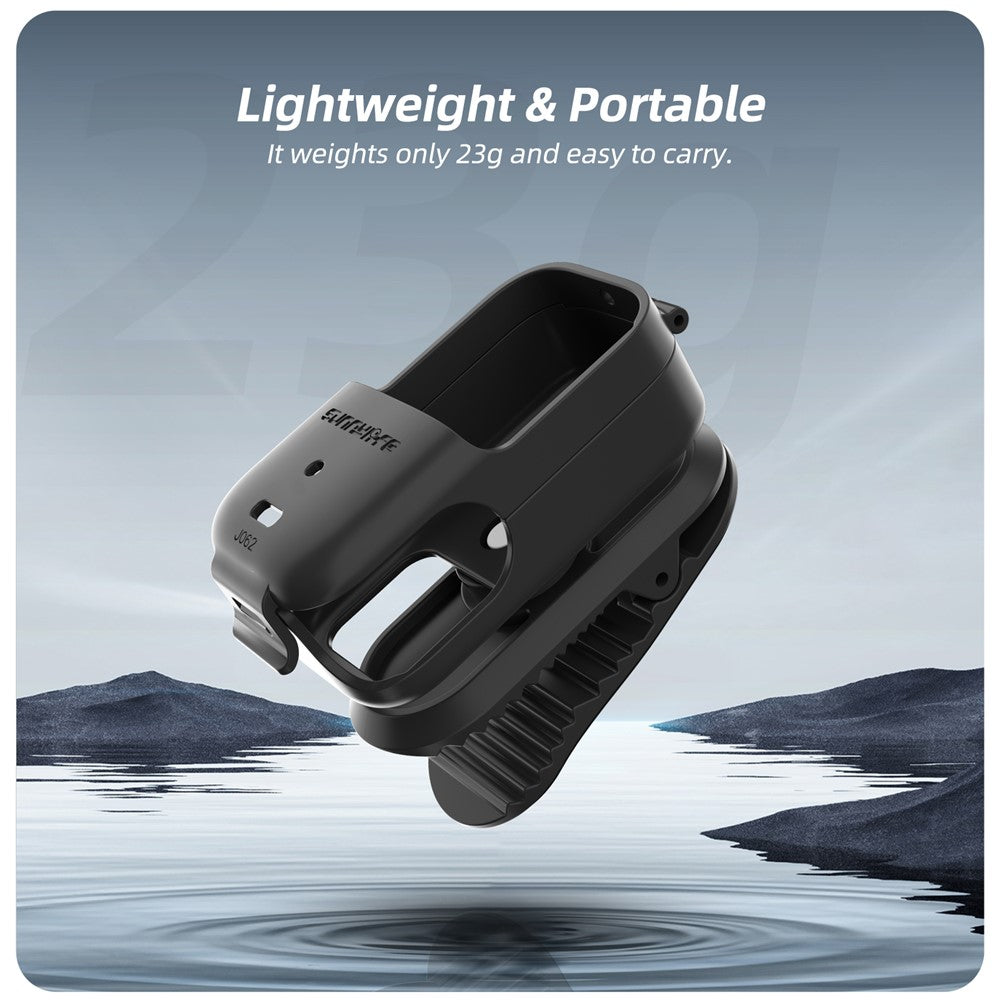 SUNNYLIFE ON-J062 For DJI Osmo Nano Backpack Clip Holder 360 Degree Rotatable Camera Mount Alligator Clamp Outdoor Photography